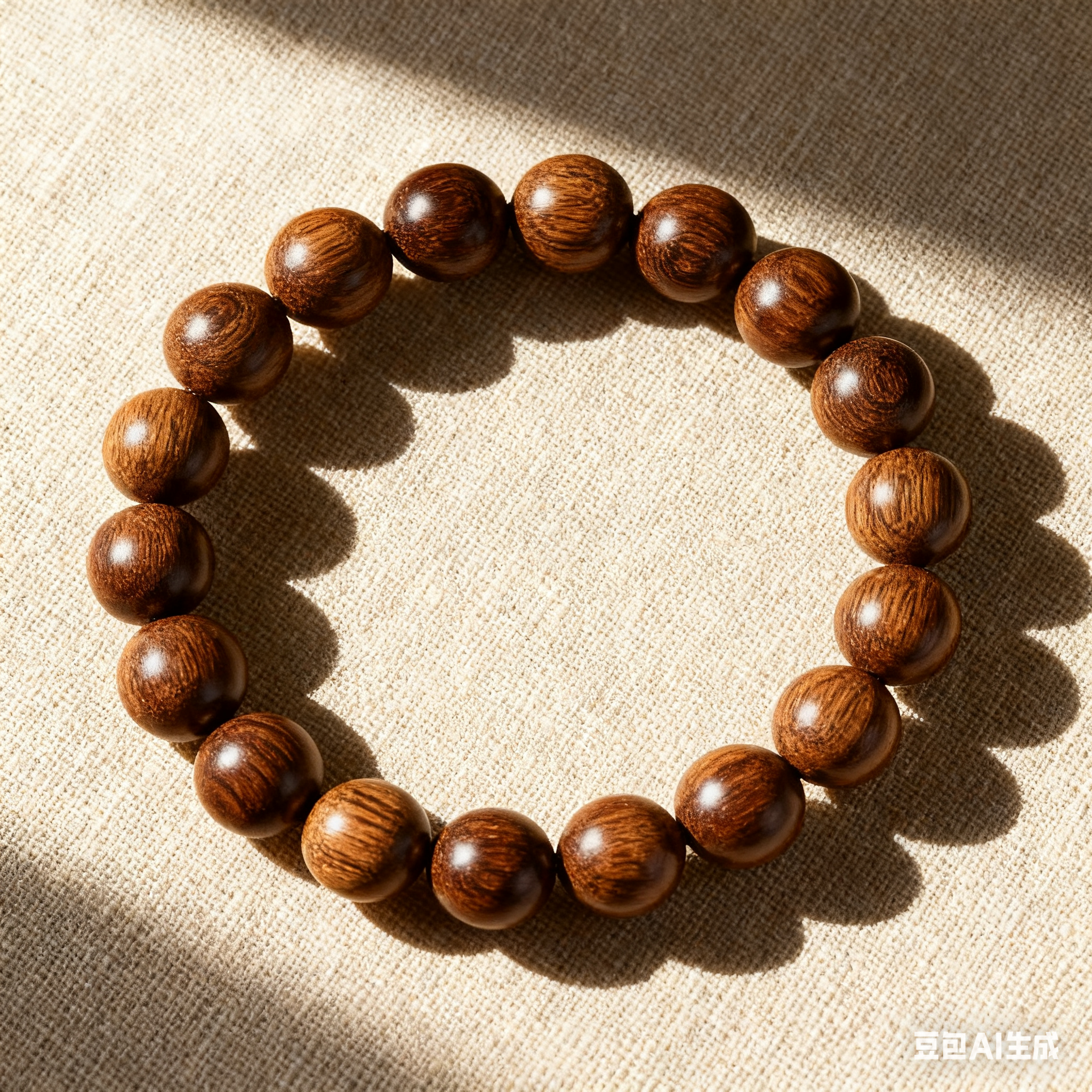 Meaningful Gift Agarwood Blessing Bracelet - Wishes for Peace, Health & Good Fortune - Zen Gift of Protection