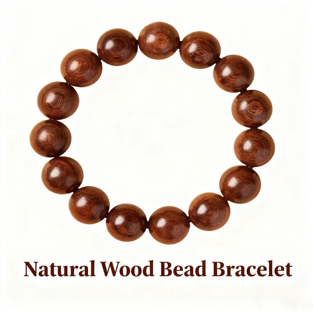 Meaningful Gift Agarwood Blessing Bracelet - Wishes for Peace, Health & Good Fortune - Zen Gift of Protection