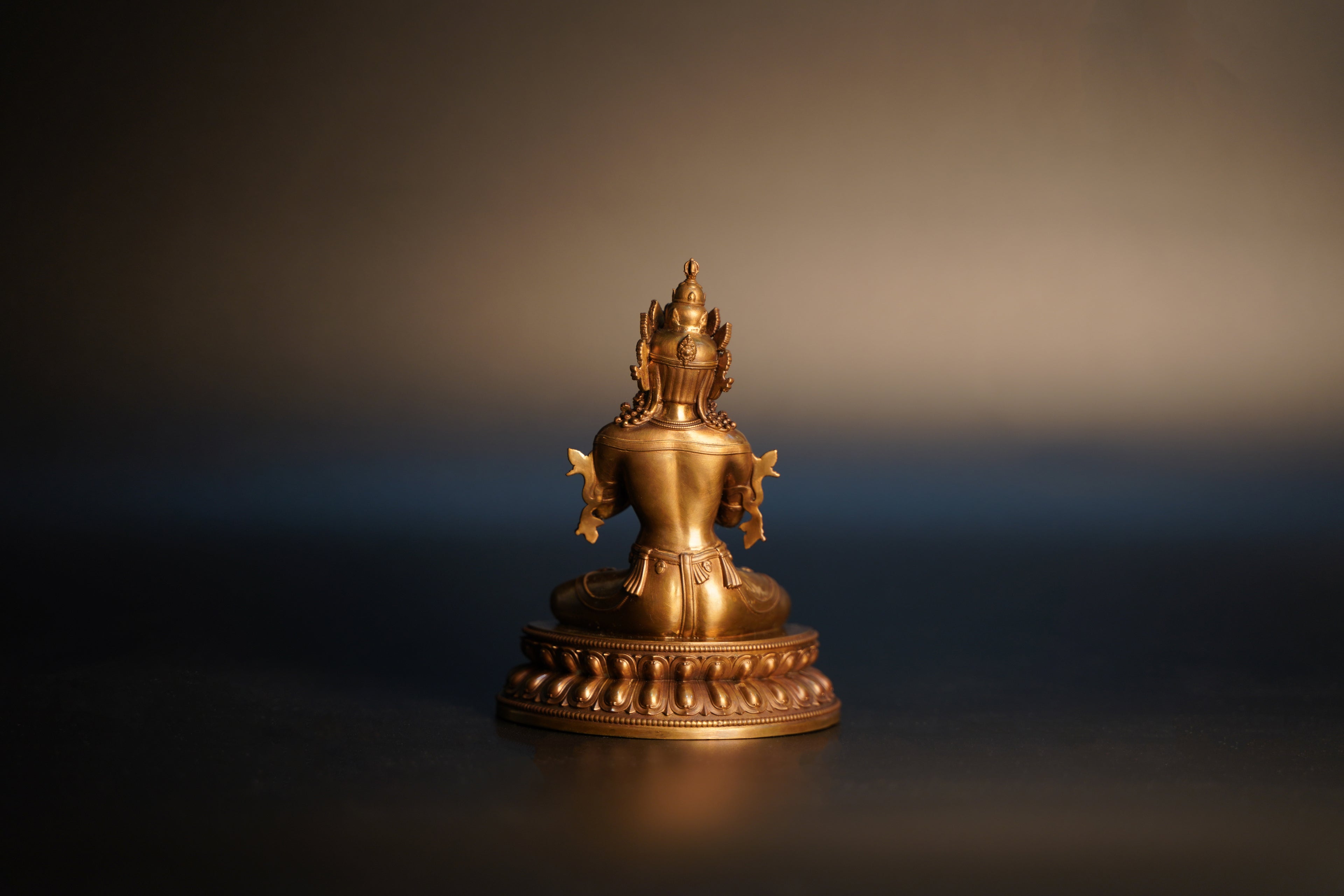 Vajradhara Statue - Primordial Buddha (Adi Buddha) - Tibetan Buddhist Dharma Protector - Handcrafted for Meditation & Altar